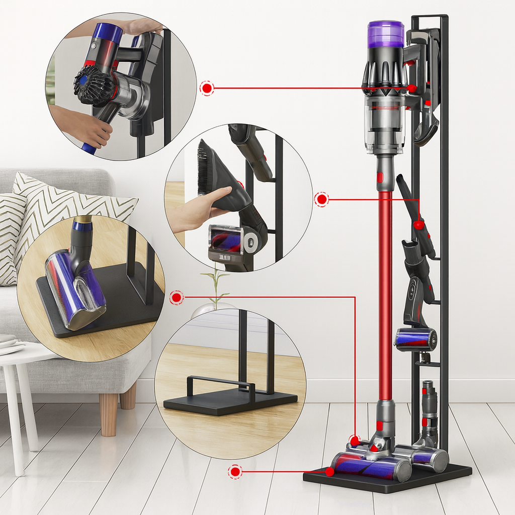 Dripl Premium Floor Stand for Dyson V-Series (V6–V15)