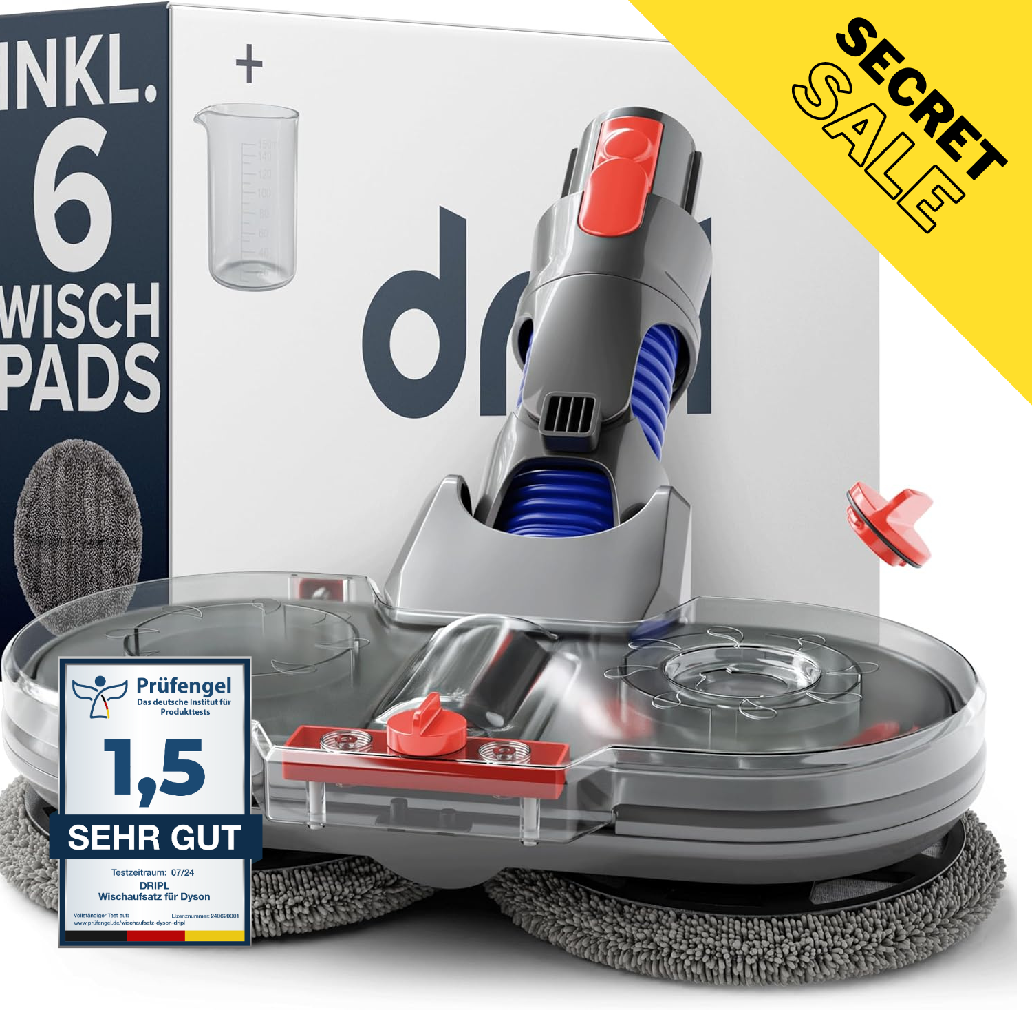 Electric wiping attachment suitable for Dyson - Secret Sale