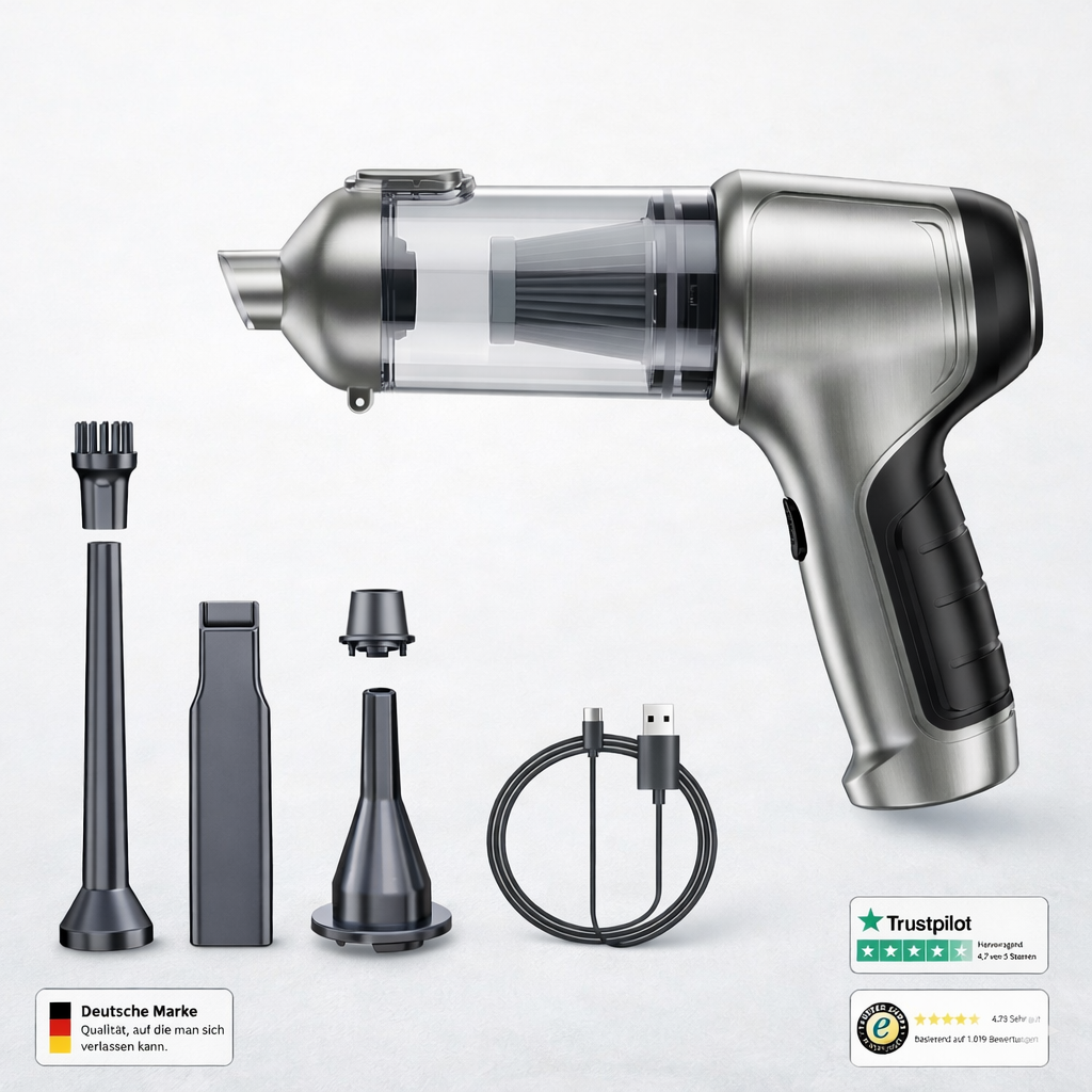 Dripl TurboFlow Pro 6-in-1 Handheld Vacuum Cleaner