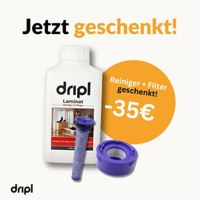 Laminat Reinigungsmittel + Filter für Dyson